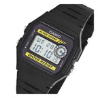 Casio F-94WA-9D férfi digitális karóra, fekete, WR30 + díszdoboz