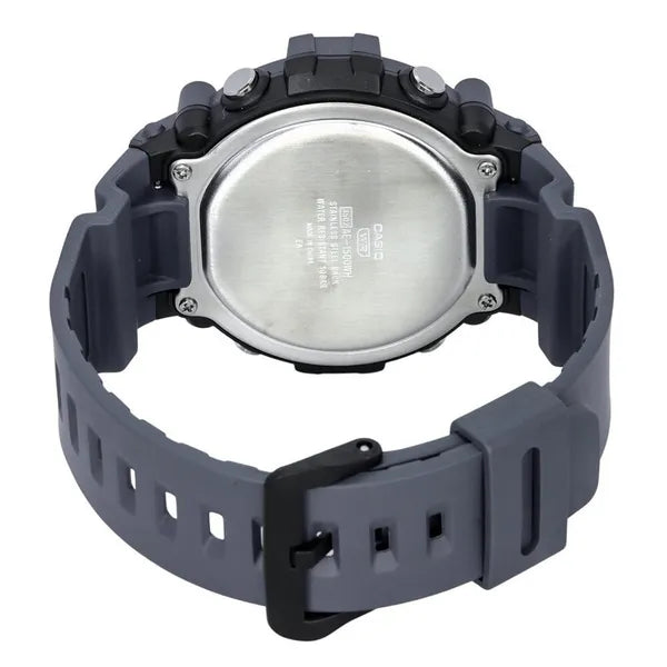 Casio AE-1500WH-8B férfi sport digitális karóra, Illuminator, WR100, grafit