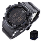Casio AE-1500WH-8B férfi sport digitális karóra, Illuminator, WR100, grafit