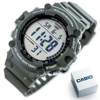 Casio AE-1500WHX-3A férfi sportóra, digitális, Illuminator, WR100, zöld