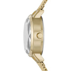 DKNY SOHO NY6631 női karóra ajándékszett, arany acél, zöld számlap, 24 mm