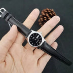 Casio LTP-V006L-1B2 női karóra, fekete bőr szíj, dátum, WR30, 25 mm