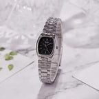 Casio LTP-1169D-1A női karóra – ezüst acél, fekete számlap, WR30