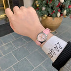 Casio LTP-V006L-4B női karóra, rózsaszín bőrszíj, 25 mm, dátum, WR30, ezüst tok