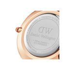 Daniel Wellington Classic Sheffield női karóra, 32 mm, rózsaarany, bőrszíj