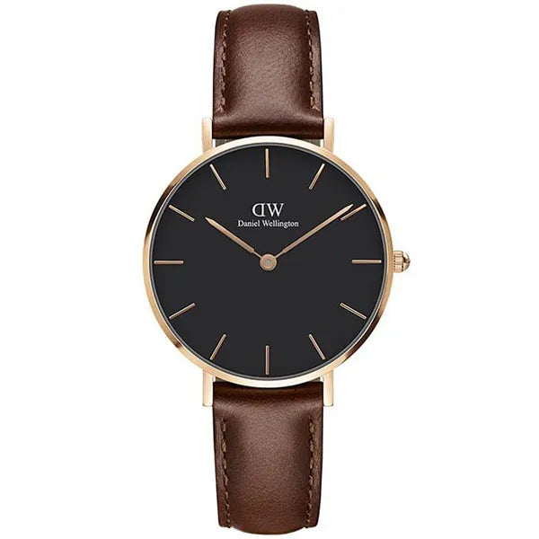 Daniel Wellington Classic Sheffield női karóra, 32 mm, rózsaarany, bőrszíj