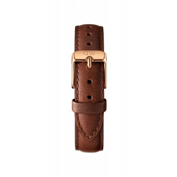 Daniel Wellington DW00100175 női karóra, 32 mm, barna bőr, fehér számlap