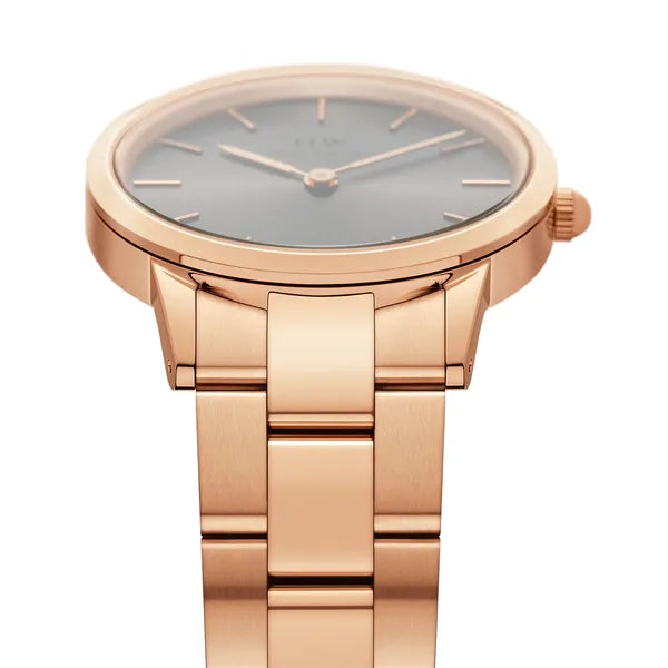Daniel Wellington Iconic Link Grey DW00100332 férfi kvarc karóra, 38 mm, zafír