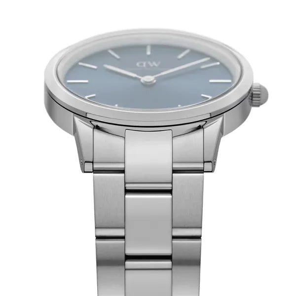 Daniel Wellington Iconic Link Arctic női karóra, 28 mm, kék/ezüst, acél szíj