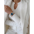 Daniel Wellington Iconic Link Arctic női karóra, 28 mm, kék/ezüst, acél szíj