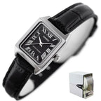 Casio LTP-V007L-1BUDF női karóra, téglalap tokú, fekete bőr szíj, WR30, kvarc