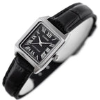 Casio LTP-V007L-1BUDF női karóra, téglalap tokú, fekete bőr szíj, WR30, kvarc