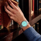 Casio férfi karóra MTP-1302PD-2A2, 38 mm, türkiz számlap, acél, WR50