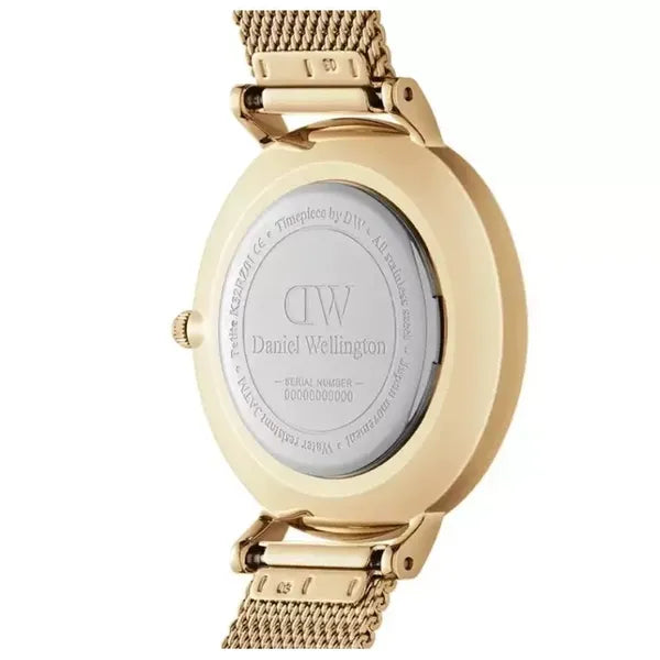Daniel Wellington női óra DW00100350 Petite Evergold 28 mm, arany, fehér számlap