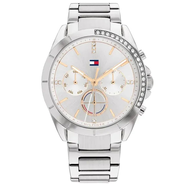 Tommy Hilfiger Kennedy 1782384 női óra, nemesacél, ezüst, 41 mm