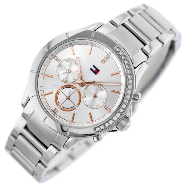 Tommy Hilfiger Kennedy 1782384 női óra, nemesacél, ezüst, 41 mm