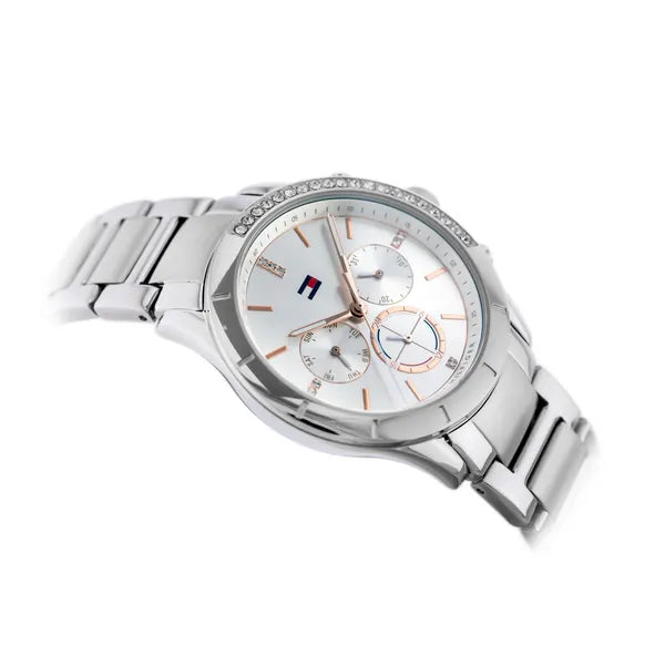 Tommy Hilfiger Kennedy 1782384 női óra, nemesacél, ezüst, 41 mm