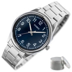 Casio férfi karóra, nemesacél szíj, kék számlap, 40 mm, quartz, WR30