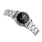 Casio LTP-V006D-1B2 női karóra, rozsdamentes acél, fekete számlap, dátum, WR30