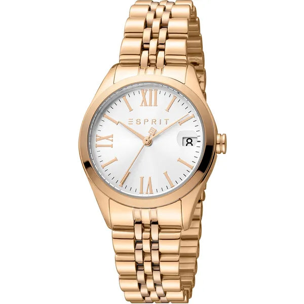 Esprit Gina női karóra, rozéarany nemesacél, 31 mm, kvarc ES1L321M0075