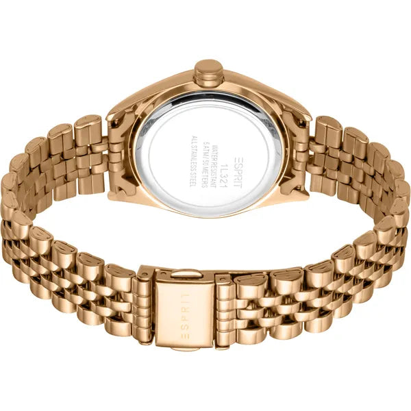 Esprit Gina női karóra, rozéarany nemesacél, 31 mm, kvarc ES1L321M0075