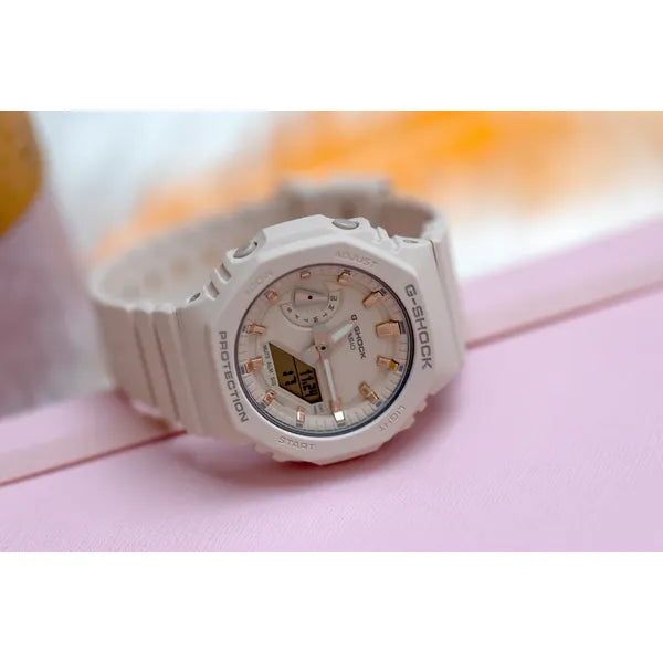 Casio G-Shock GMA-S2100-4AER női analóg-digitális óra, rózsaszín, WR200