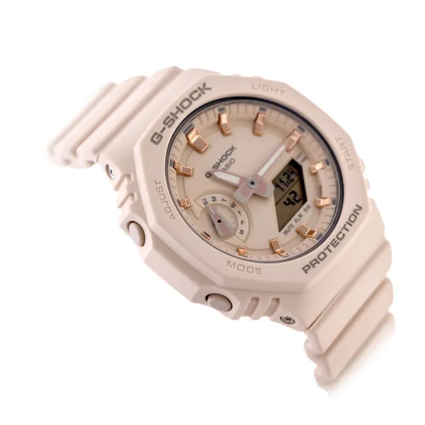 Casio G-Shock GMA-S2100-4AER női analóg-digitális óra, rózsaszín, WR200