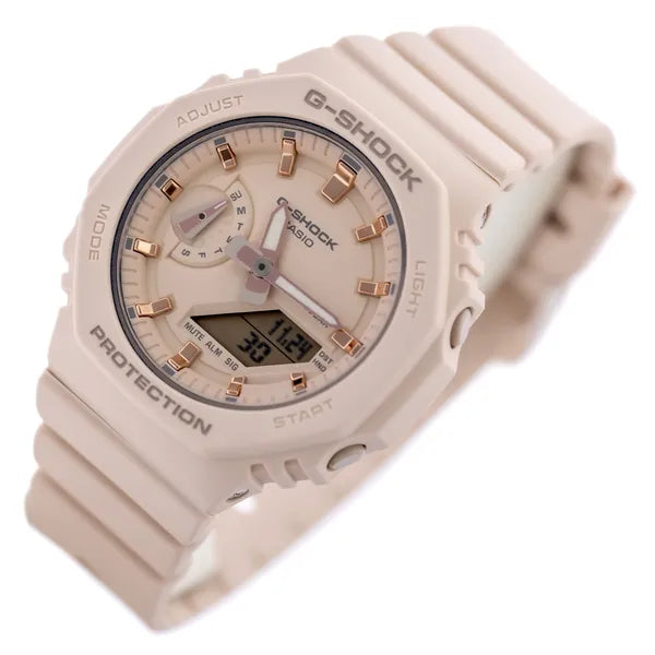 Casio G-Shock GMA-S2100-4AER női analóg-digitális óra, rózsaszín, WR200