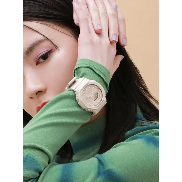Casio G-Shock GMA-S2100-4AER női analóg-digitális óra, rózsaszín, WR200