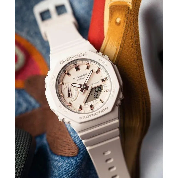 Casio G-Shock GMA-S2100-4AER női analóg-digitális óra, rózsaszín, WR200