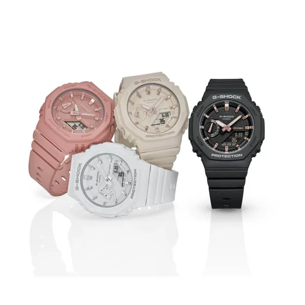 Casio G-Shock GMA-S2100-4AER női analóg-digitális óra, rózsaszín, WR200
