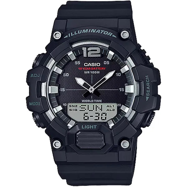 Casio Collection HDC-700-1A férfi karóra, analóg-digitális, 100 m, fekete