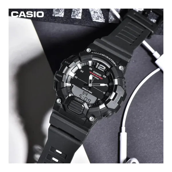 Casio Collection HDC-700-1A férfi karóra, analóg-digitális, 100 m, fekete