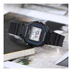 Casio LA-20WH-1C gyerek digitális karóra, fekete, WR30, kvarc, díszdoboz