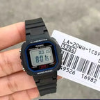 Casio LA-20WH-1C gyerek digitális karóra, fekete, WR30, kvarc, díszdoboz