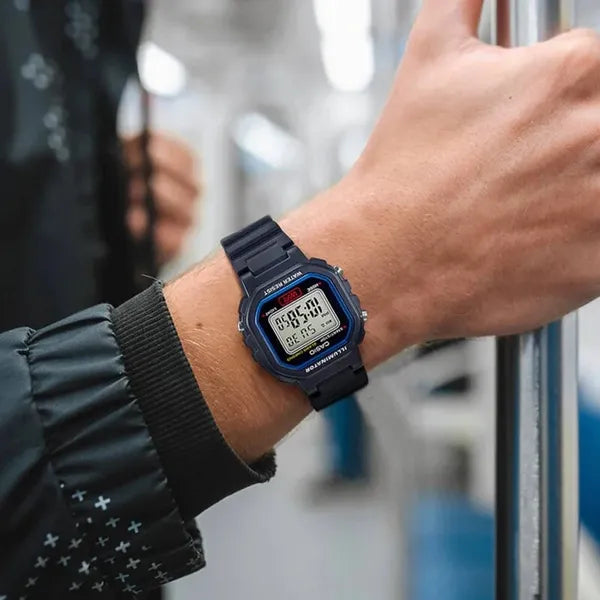 Casio LA-20WH-1C gyerek digitális karóra, fekete, WR30, kvarc, díszdoboz