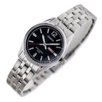 Casio LTP-1335D-1A női karóra, kvarc, acél szíj, fekete számlap, WR50, doboz