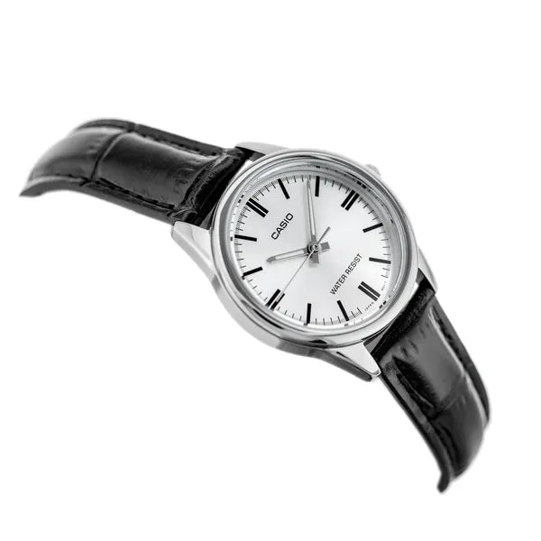 Casio női karóra LTP-V005L-7A, 28 mm, bőr szíj, WR30, kvarc + díszdoboz