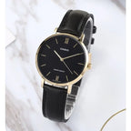Casio LTP-VT01L-1B női karóra, fekete bőrszíj, ezüst tok, 40 mm, WR30, doboz