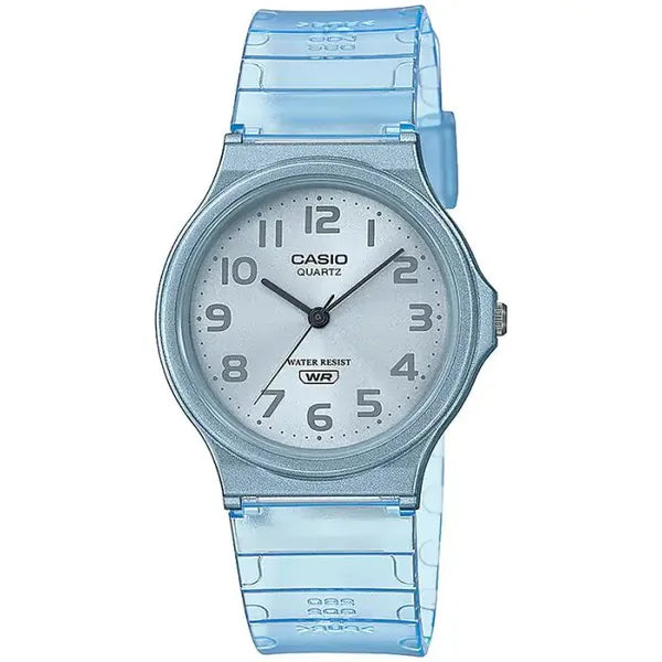 Casio MQ-24S-2BEF női karóra, kék, kvarc, 36 mm, WR30, dobozzal