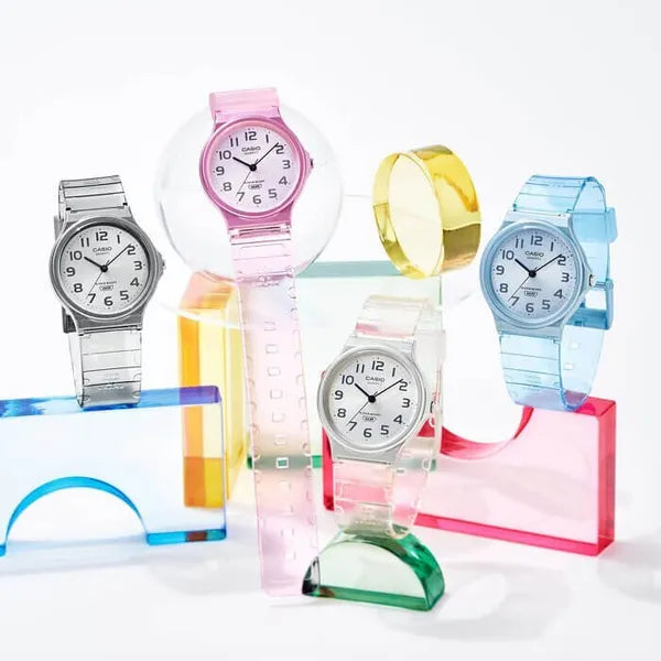 Casio MQ-24S-8BEF női karóra, kvarc, 36 mm, szürke, WR30, díszdoboz