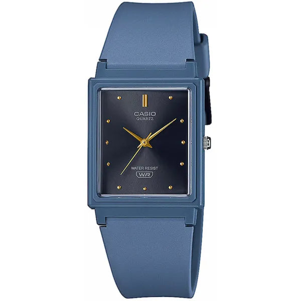 Casio MQ-38UC-2A2ER női karóra, kék, téglalap, 27 mm, kvarc, WR30
