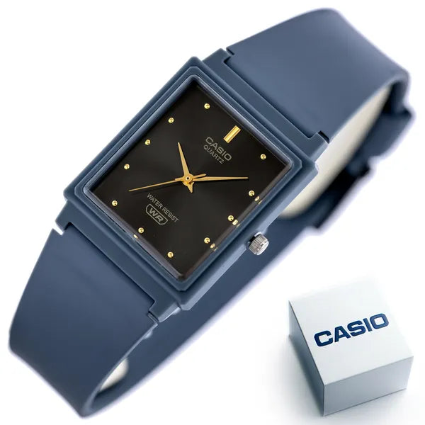 Casio MQ-38UC-2A2ER női karóra, kék, téglalap, 27 mm, kvarc, WR30