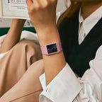 Casio MQ-38UC-4A női karóra, rózsaszín, téglalap, kvarc, WR30, fekete számlap