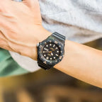 Casio MRW-200H-1E férfi kvarc karóra, 44 mm, WR100, fekete, dátumos