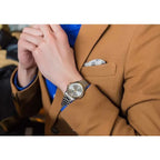 Casio MTP-1183G-7A férfi karóra, két tónusú nemesacél, 39 mm, dátum, WR30