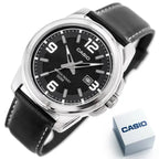 Casio MTP-1314L-8A férfi karóra, kvarc, bőr szíj, WR50, 45 mm + doboz