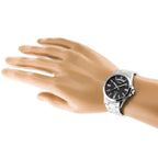 Casio MTP-1381D-1AVDF férfi karóra, acél szíj, fekete számlap, WR50