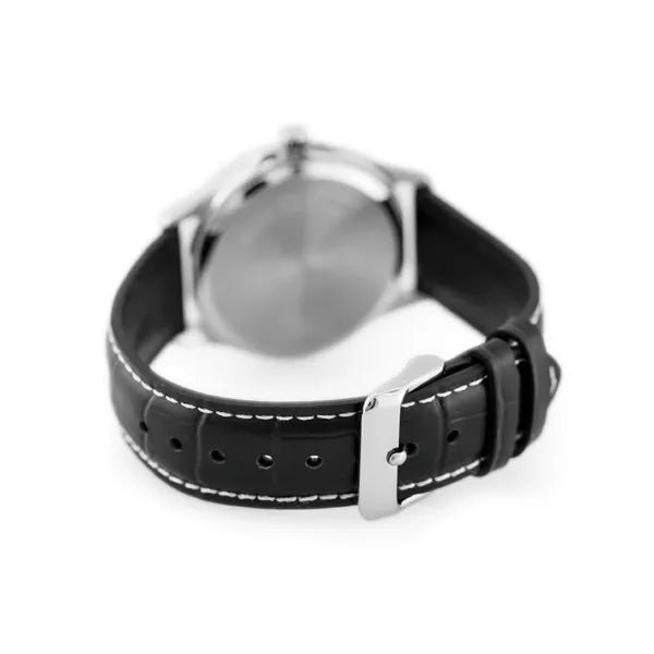 Casio MTP-1381L-1A férfi karóra, fekete bőr szíj, WR50, 40 mm