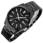 Casio MTP-VD03B-1A férfi karóra, fekete, 42 mm, kvarc, WR50, dátum, díszdoboz